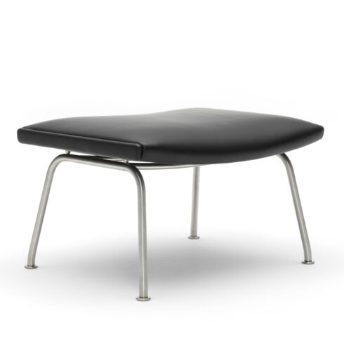 Carl Hansen CH446 Footstool - Thor Black Leather