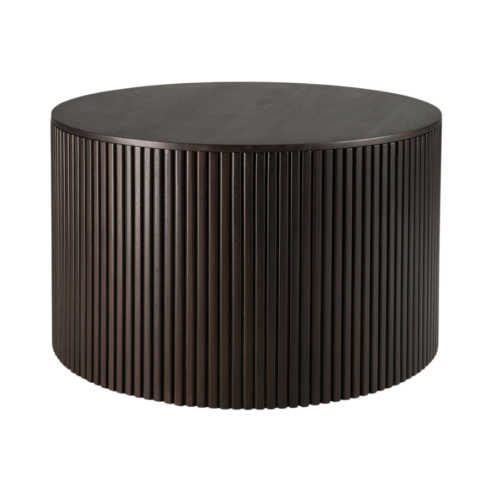 Roller Max Dark Brown Round Coffee Table