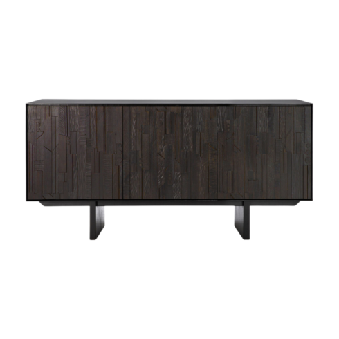 Teak Black Mosaic Sideboard